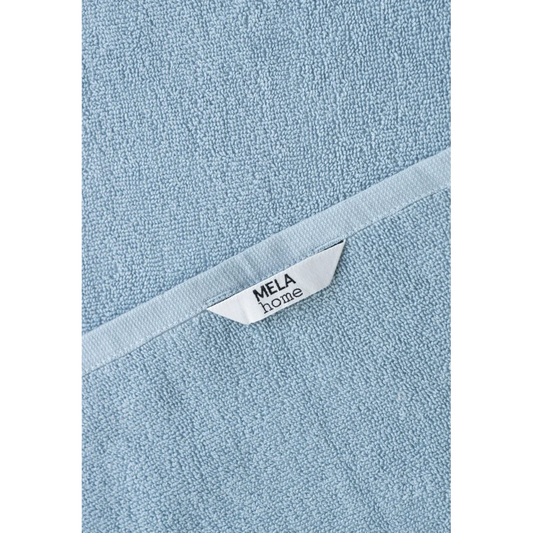 Bio Frottier Gästetuch 2er-Pack in Himmelblau Blau von MELA home Größe 30x50 cm