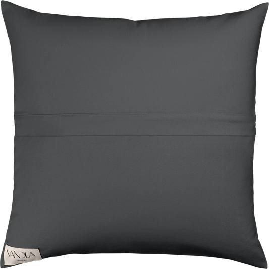 Modulare Kissenhülle Farbkombinationen mit Anthrazit in Anthrazit+Anthrazit Grau+Grau von Vandla design Größe 50x50 cm