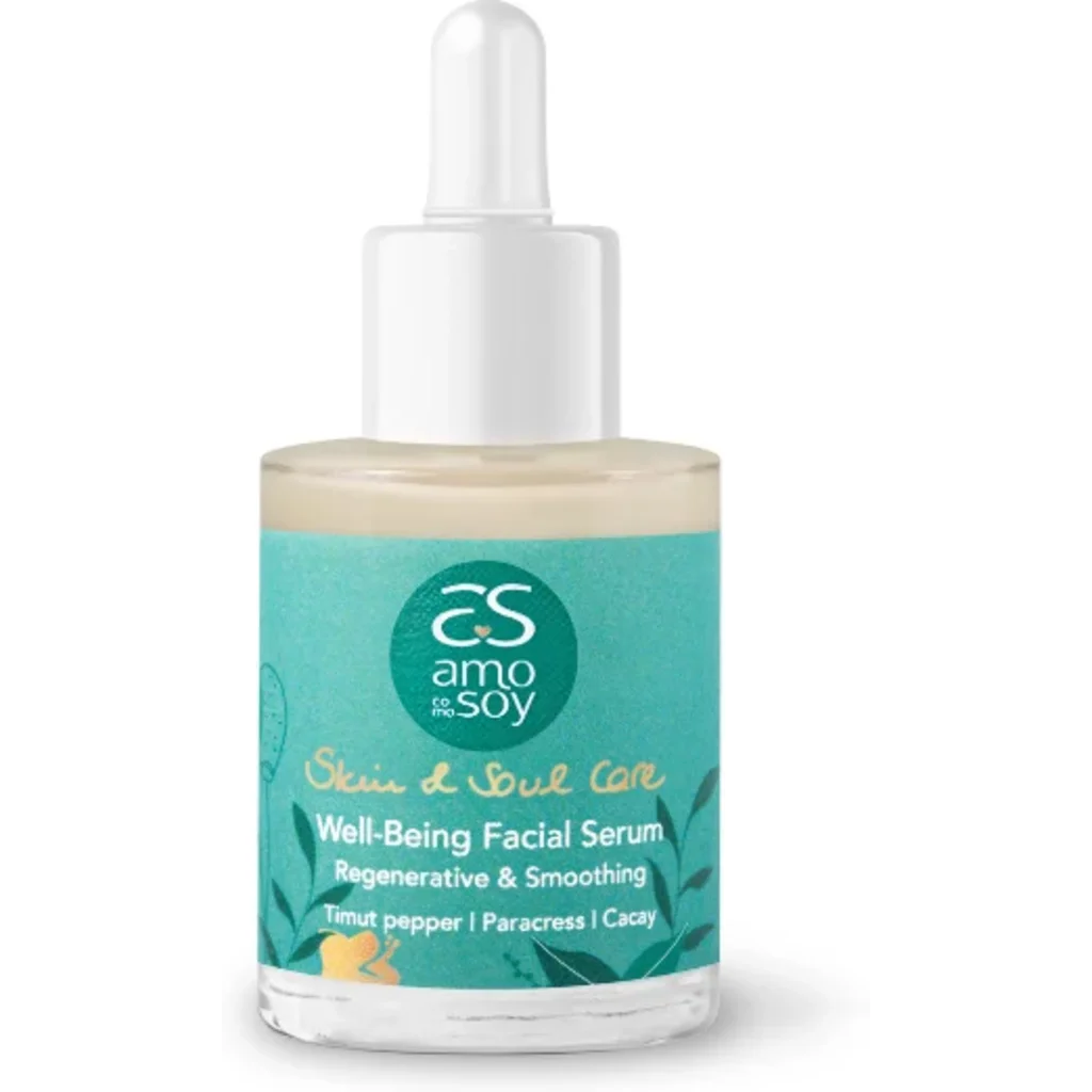 Well-Being Facial Serum in Muster von Amo Como Soy Größe 30 ml