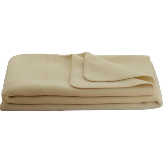 Baby-+Kinder-Decke GABUN in Creme (naturbelassen) Creme von Steinbeck Größe 100x150 cm