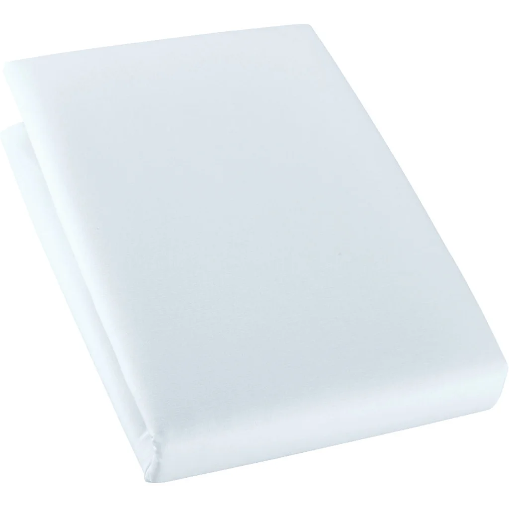 Bio Edel-Linon Spannbettlaken für Matratzen in Standardgröße - Doppelbett in Hellblau Blau von Cotonea Größe 180x200 cm