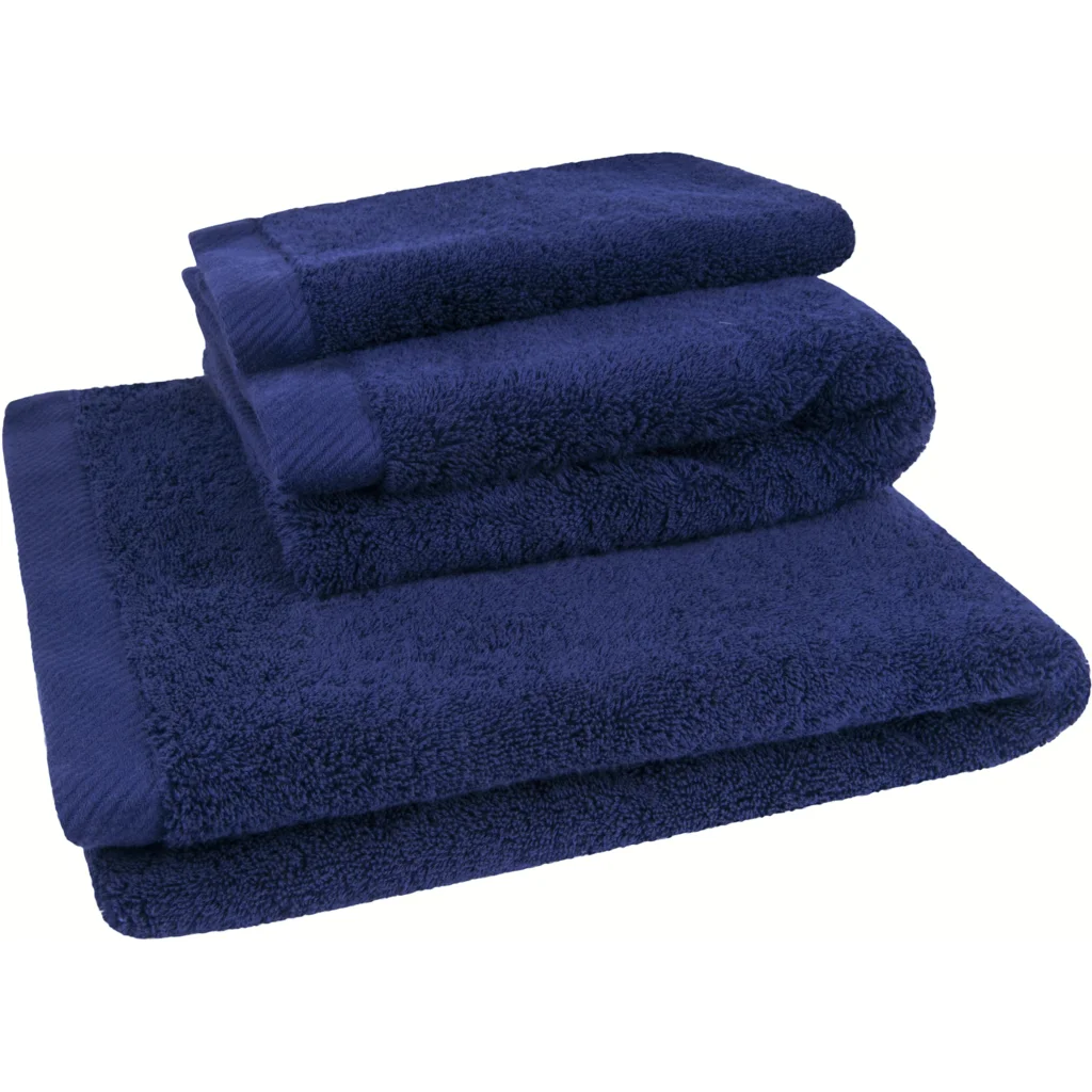 Bio Frottier Gästetuch in Dunkelblau Blau von Ege Organics Größe 30x50 cm