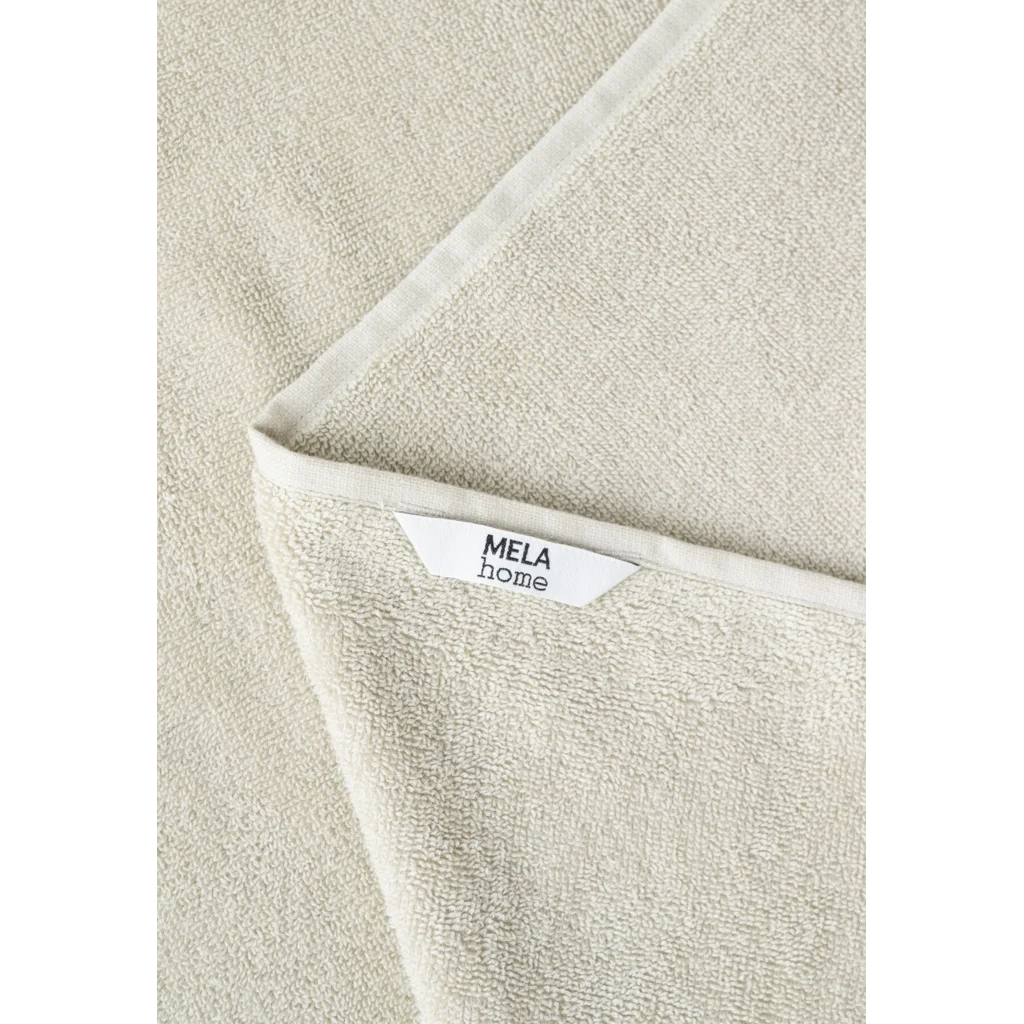 Bio Frottier Handtuch in Beige von MELA home Größe 50x100 cm