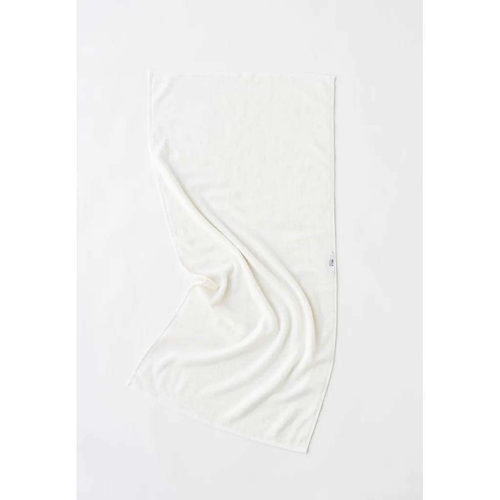Bio Frottier Handtuch in Weiß von MELA home Größe 50x100 cm