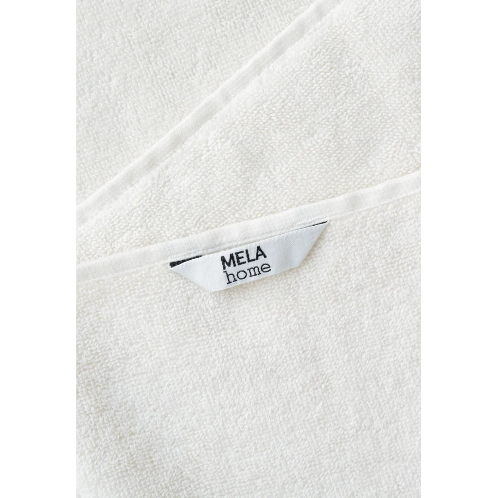 Bio Frottier Handtuch in Weiß von MELA home Größe 50x100 cm