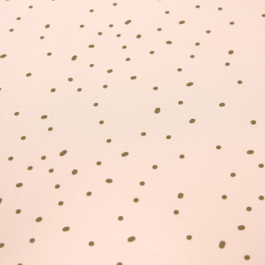 Bio Interlock Baby-Wendedecke Punkte in Rosa Muster Punkte von Lässig Größe 80x80 cm