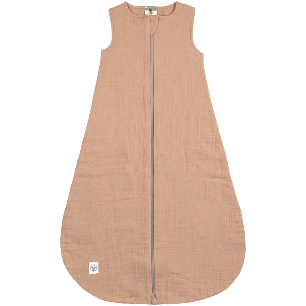 Bio Musselin Baby-Schlafsack in Papaya Orange von Lässig Größe 50+56