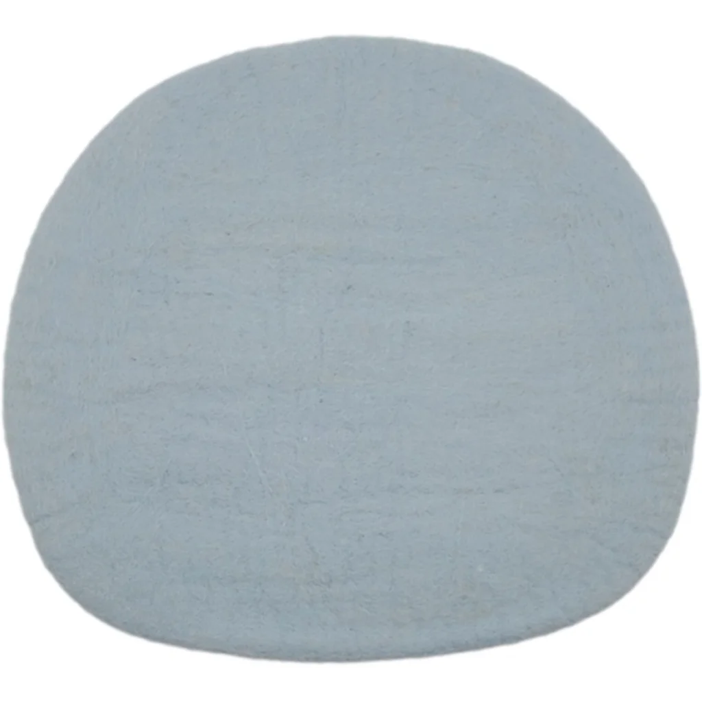 Filz Sitzkissen Trapez in Hellblau Blau von Frida Feeling Größe 40x35 cm