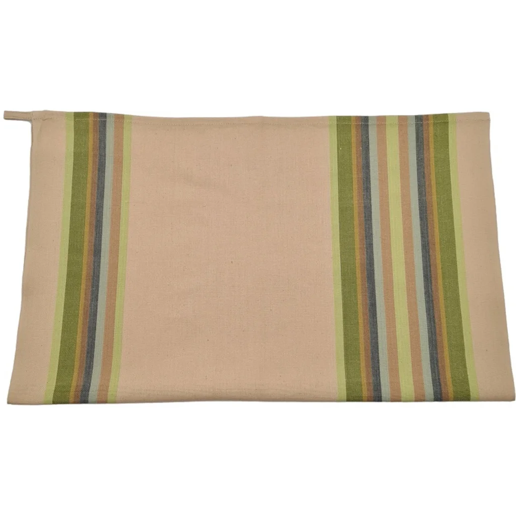 Geschirrtuch Streifen 3er-Pack in Türkis+Gelb+Beige Blau+Gelb+Beige Muster Streifen von Frida Feeling Größe 50x65 cm