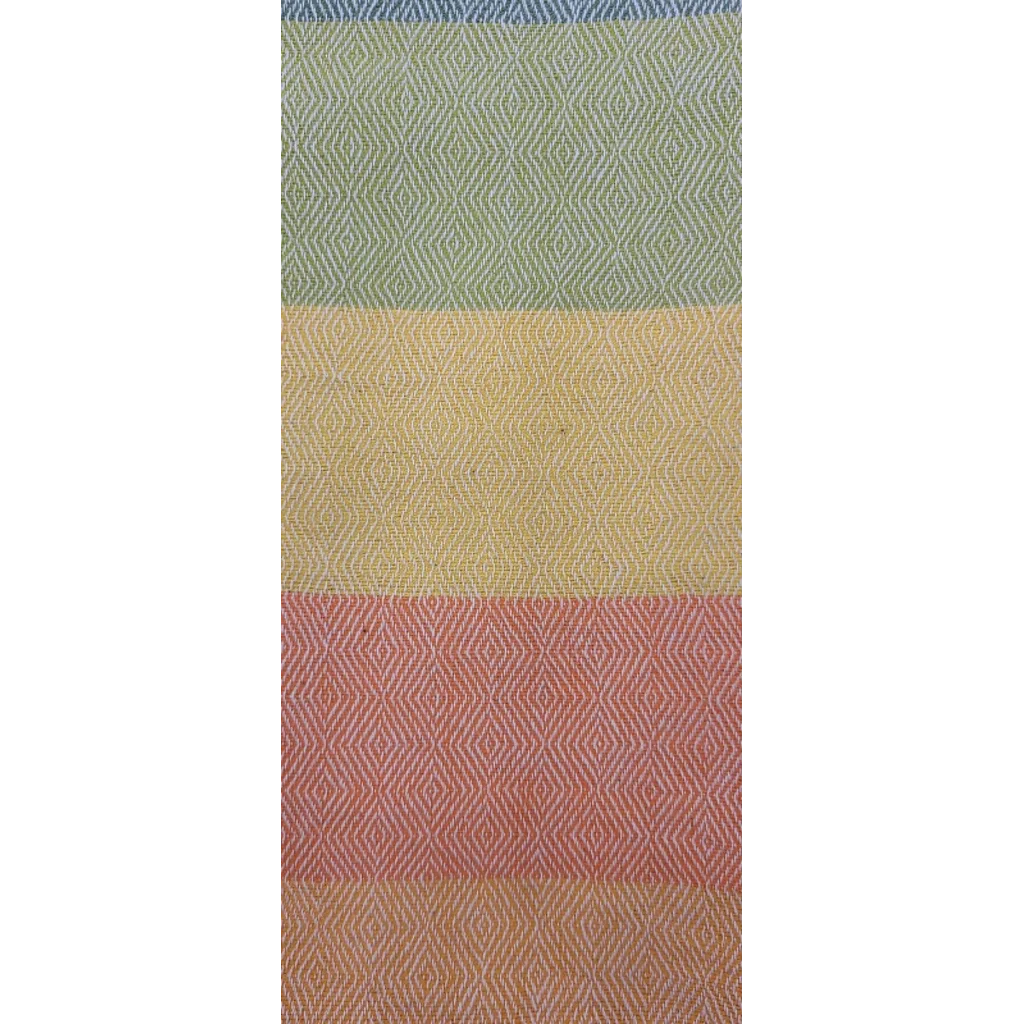 Geschirrtuch Streifen in Grün+Gelb+Blau+Rosa Muster Streifen von Frida Feeling Größe 50x65 cm