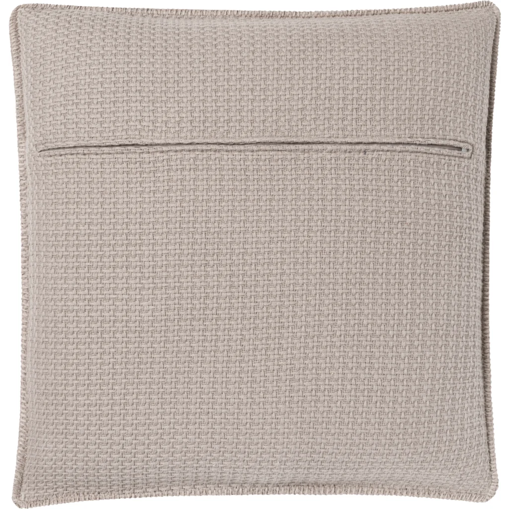 Kissenhülle in Feinstrick-Optik in Cappuccino Braun von Cradle Studio Größe 50x50 cm