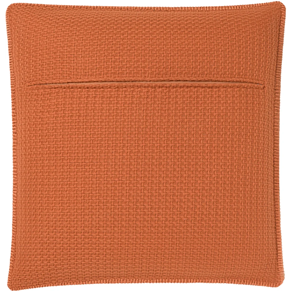 Kissenhülle in Feinstrick-Optik in Terra Orange von Cradle Studio Größe 50x50 cm