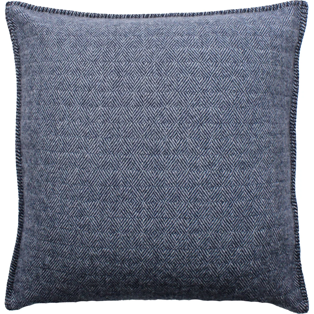 Kissenhülle mit Diamant-Muster in Marine Blau Muster Diamant-Muster von Eagle Products Größe 50x50 cm