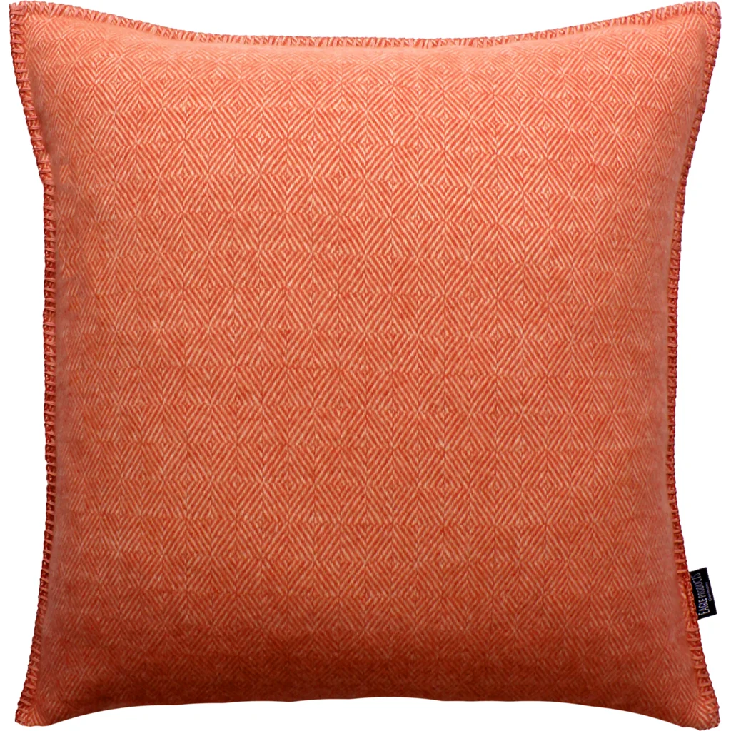 Kissenhülle mit Diamant-Muster in Orange Muster Diamant-Muster von Eagle Products Größe 50x50 cm