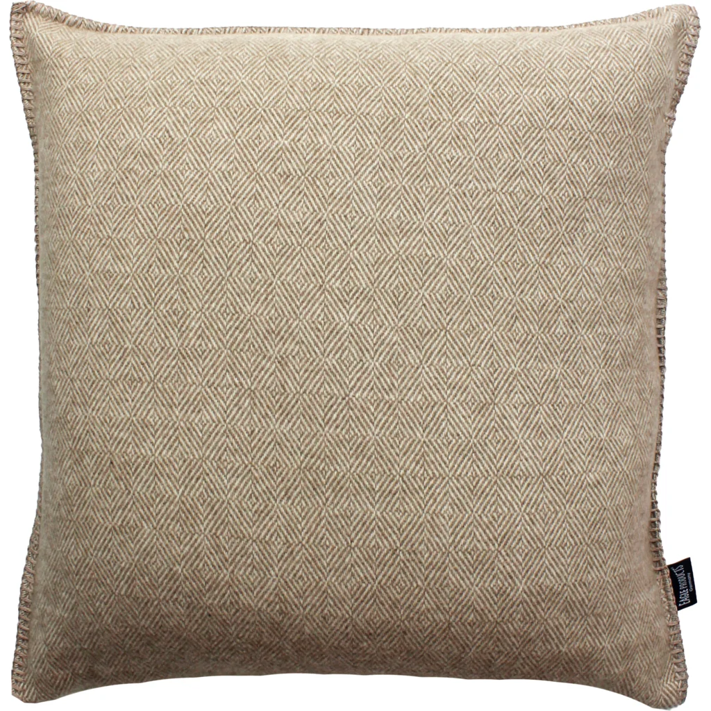 Kissenhülle mit Diamant-Muster in Sand Muster Diamant-Muster von Eagle Products Größe 50x50 cm