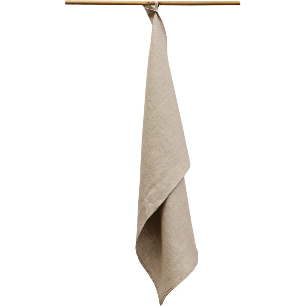 Leinen Geschirrtuch RUTA 2er-Pack in Beige von Erika Vaitkute Größe 44x70 cm