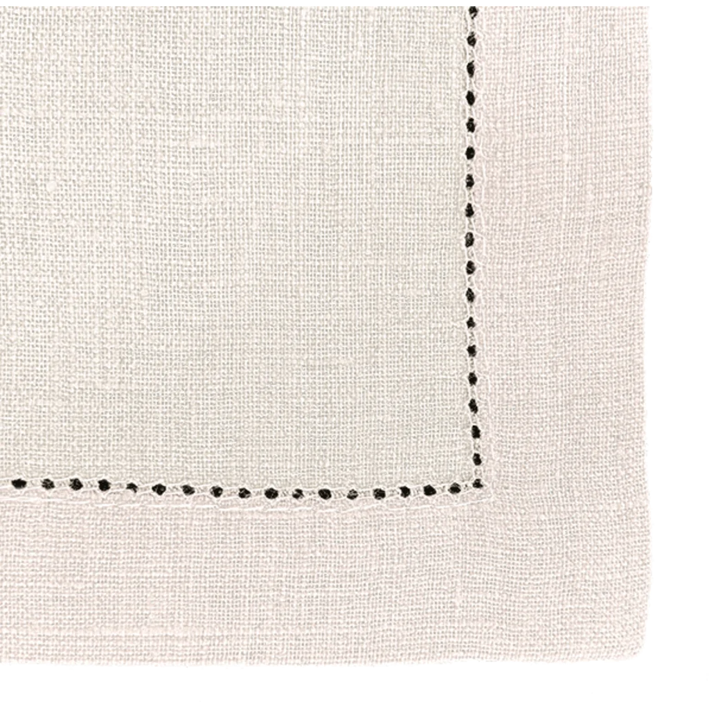 Leinen Tischläufer ALANTA in Creme von Erika Vaitkute Größe 40x140 cm
