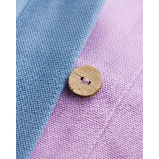 Modulare Kissenhülle rechteckig Farbkombinationen mit Creme in Creme+Creme von Vandla design Größe 40x60 cm
