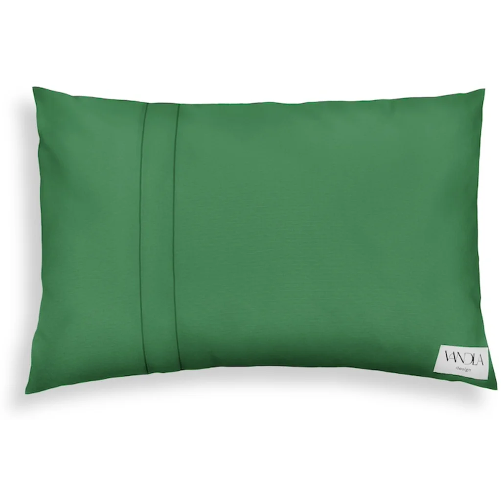 Modulare Kissenhülle rechteckig Farbkombinationen mit Grün in Grün+Grün von Vandla design Größe 40x60 cm