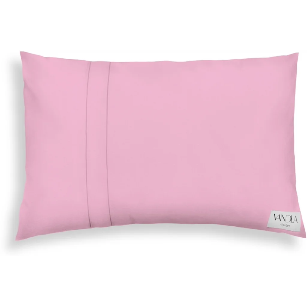 Modulare Kissenhülle rechteckig Farbkombinationen mit Pink in Pink+Pink von Vandla design Größe 40x60 cm