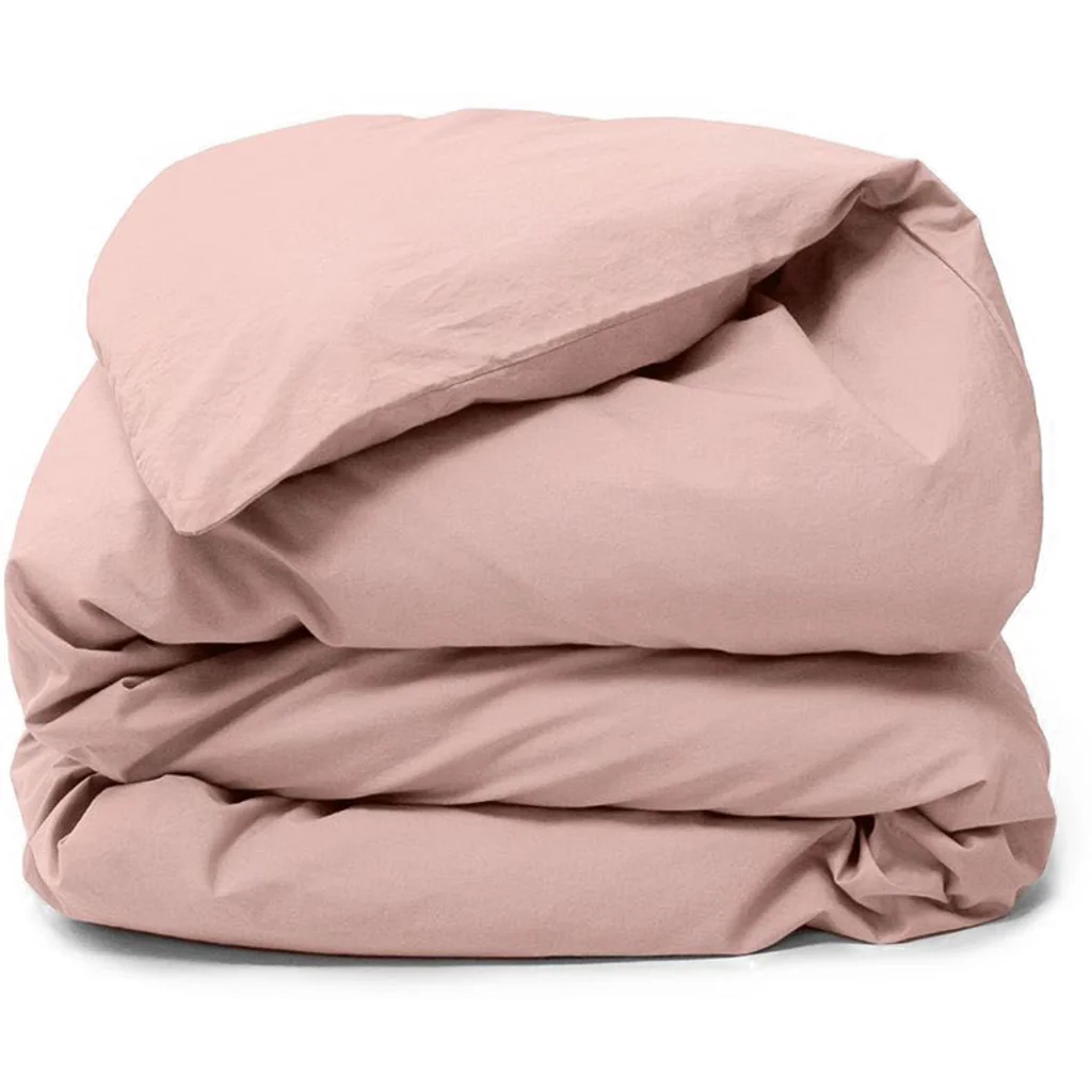 Perkal Bettwäsche Garnitur 3-teilig in Altrosa Rosa von erlich textil Größe 240x220 + 2x 80x80 cm
