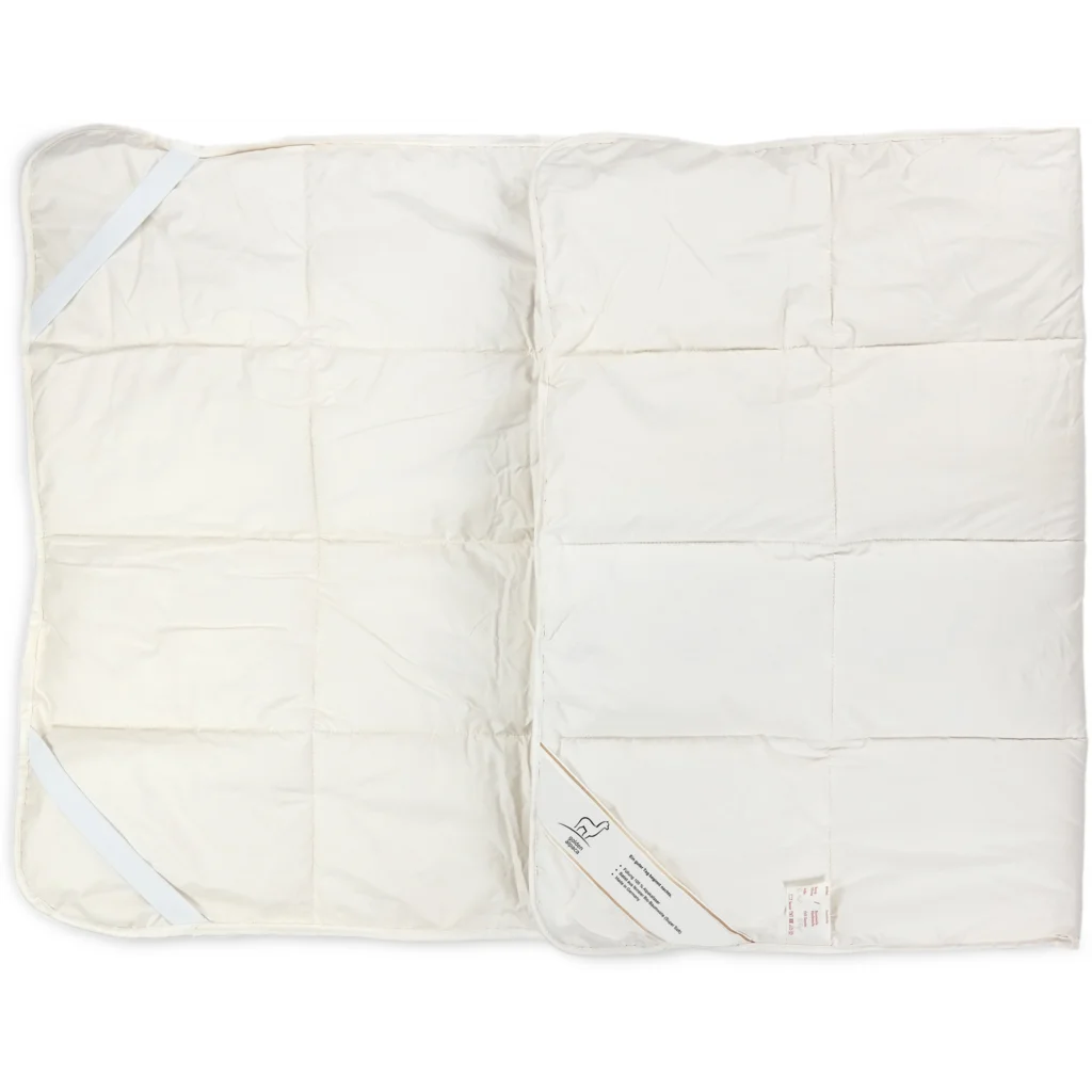 Topper mit Füllung Alpakawolle für Matratzen in Übergröße in Creme von Golden Alpaca Größe 140x200 cm