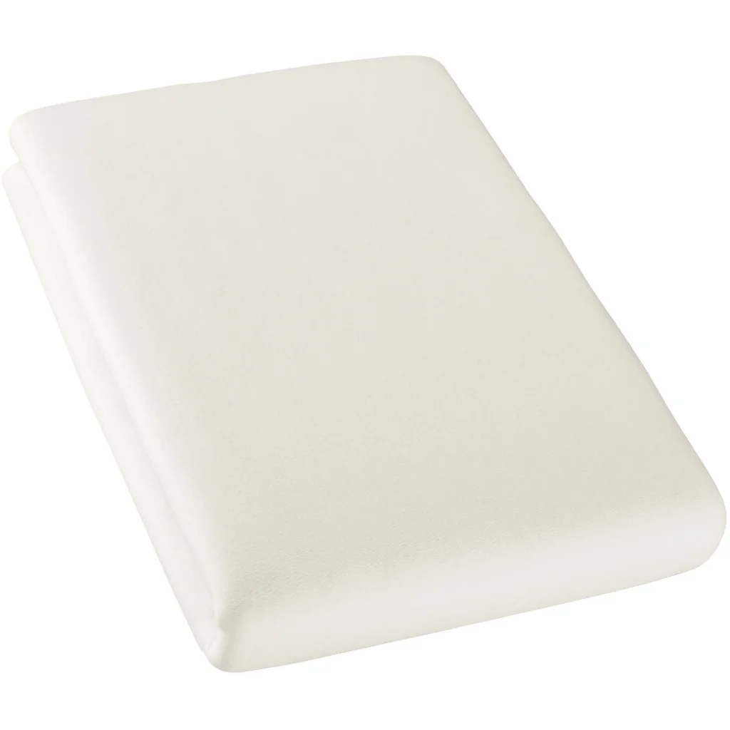 Bio Double-Jersey Spannbettlaken für Matratzen in Übergröße und Überlänge in Creme von Cotonea Größe 140-160 x 220 cm