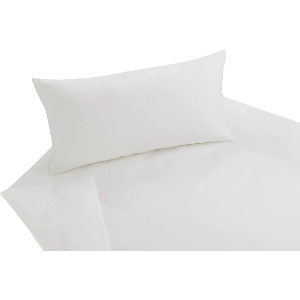 Bio Feinsatin Bettwäsche Premium Kissenbezug in Weiß von Cotonea Größe 40x80 cm