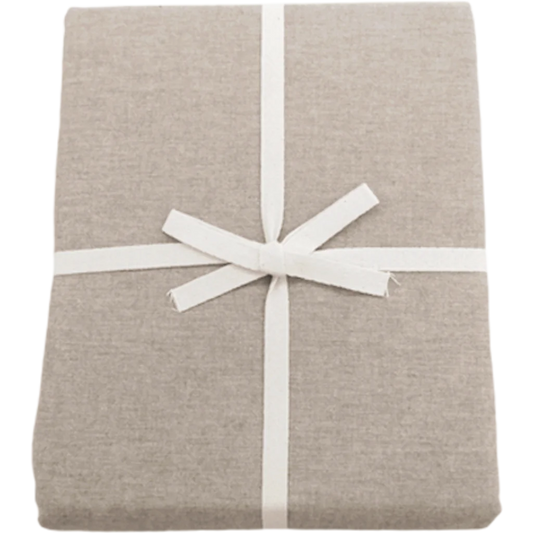 Bio Jersey Bettwäsche Bettbezug in Beige von Ege Organics Größe 135x200 cm