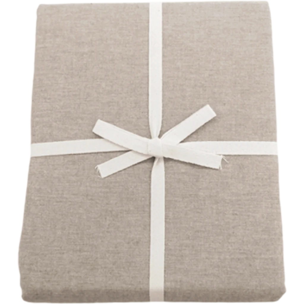 Bio Jersey Spannbettlaken für Matratzen in Standardgröße - Einzelbett in Beige von Ege Organics Größe 100x200 cm