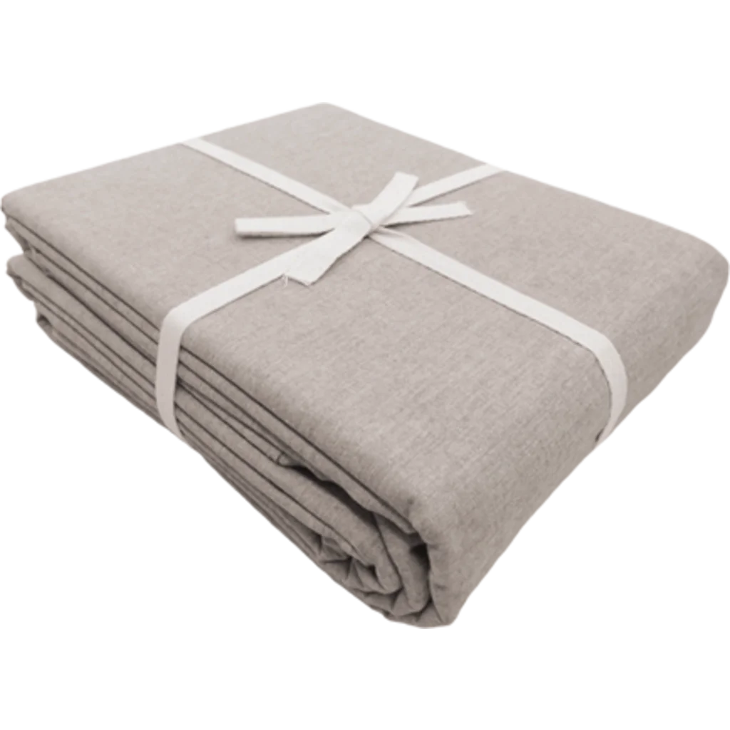 Bio Jersey Spannbettlaken für Matratzen in Übergröße in Beige von Ege Organics Größe 140x200 cm