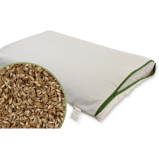 Bio Kissen mit Füllung Dinkelspelzen in Creme von mudis Größe 30x45 cm