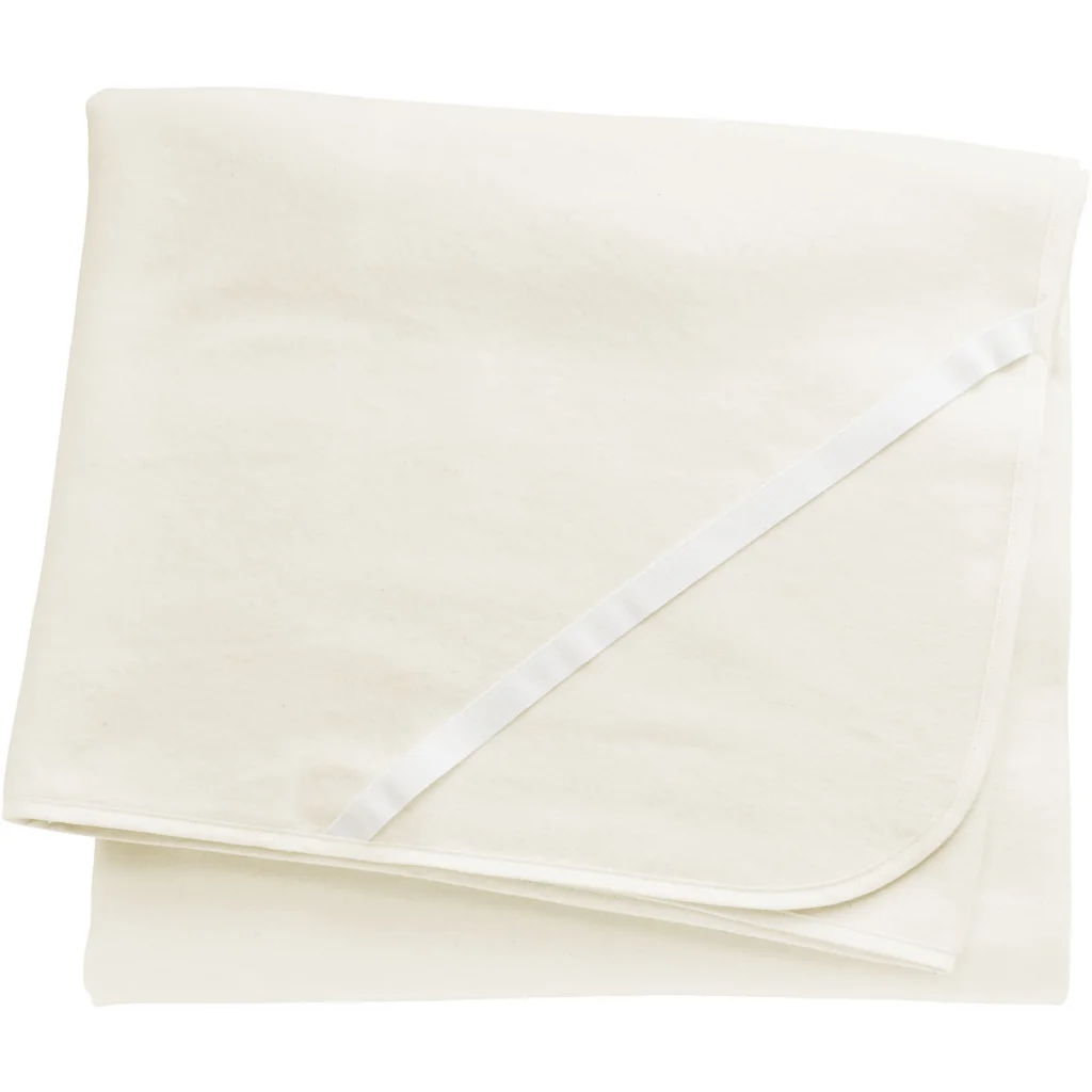 Bio Molton Matratzenschoner für Kinder-Matratzen in Creme von Cotonea Größe 70x160 cm