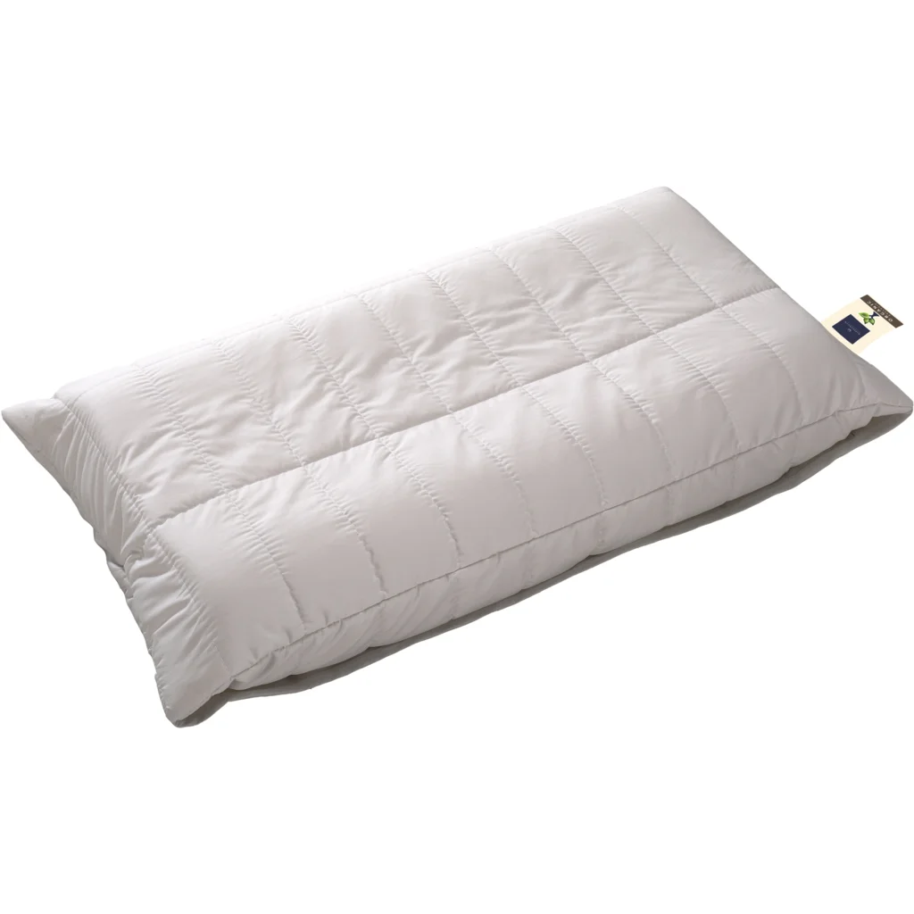Bio Nackenstützkissen mit Kern aus Naturlatex in Creme von billerbeck Größe 40x80 cm