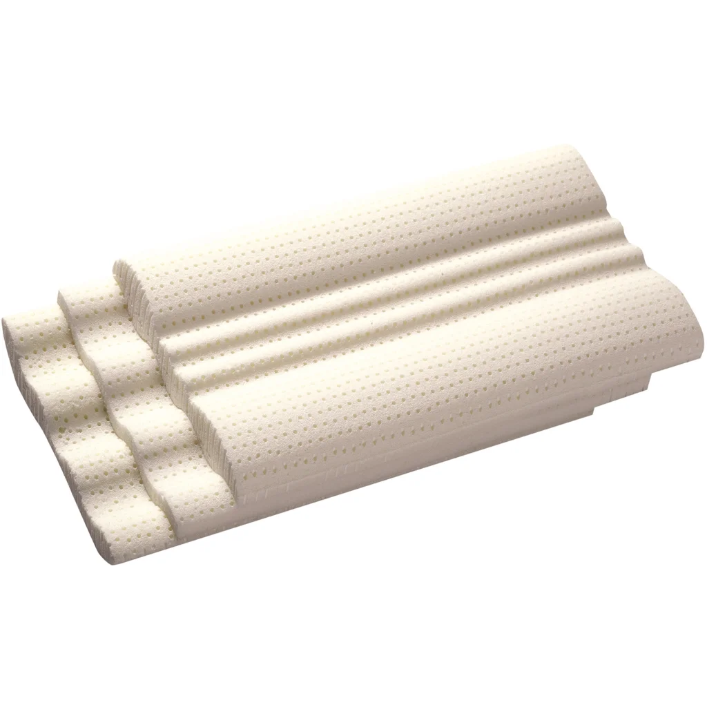 Bio Nackenstützkissen mit Kern aus Naturlatex in Creme von billerbeck Größe 40x80 cm