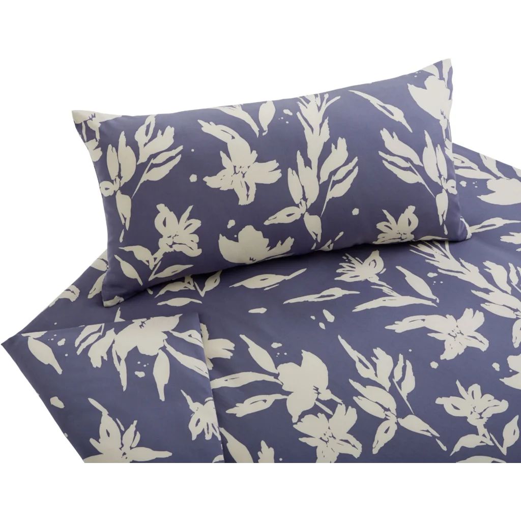 Bio Satin Bettwäsche Ornament Garnitur in Muster Ornament von Cotonea Größe 135x200 + 40x80 cm