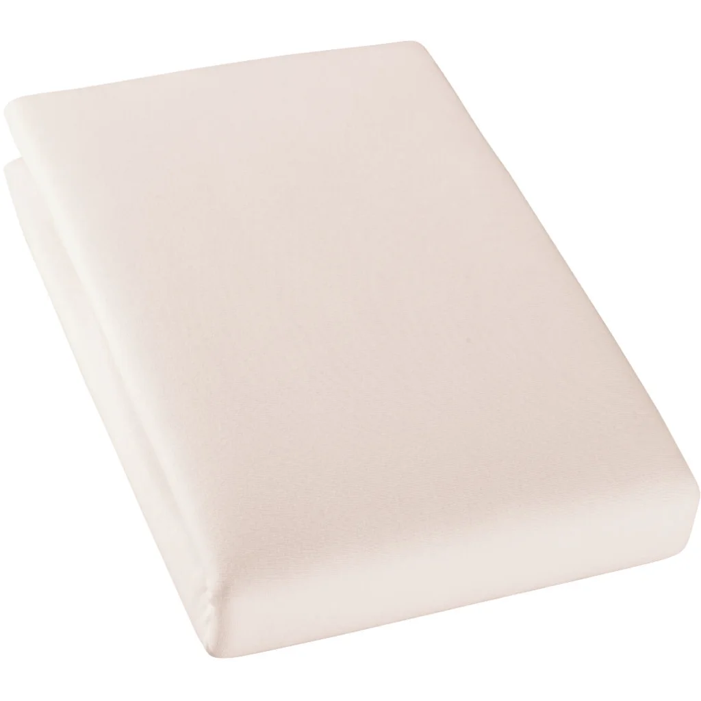 Bio Single-Jersey Spannbettlaken für Boxspringbetten in Standardgröße und Überlänge - Doppelbett in Rosa von Cotonea Größe 180-200 x 220 cm