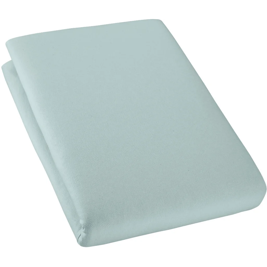 Bio Single-Jersey Spannbettlaken für Kinder-Matratzen in Atlantik Blau von Cotonea Größe 70x160 cm