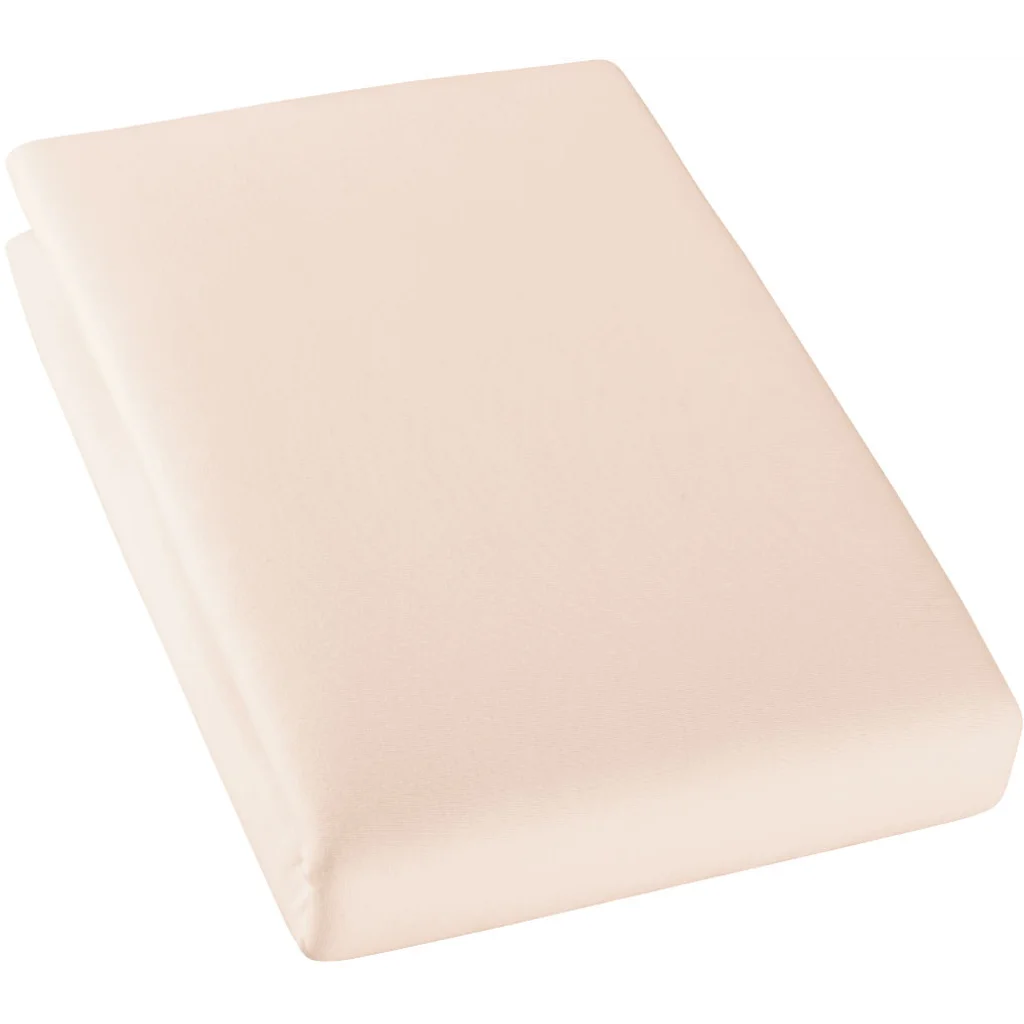 Bio Single-Jersey Spannbettlaken für Kinder-Matratzen in Rosenquarz Rosa von Cotonea Größe 60x120 cm