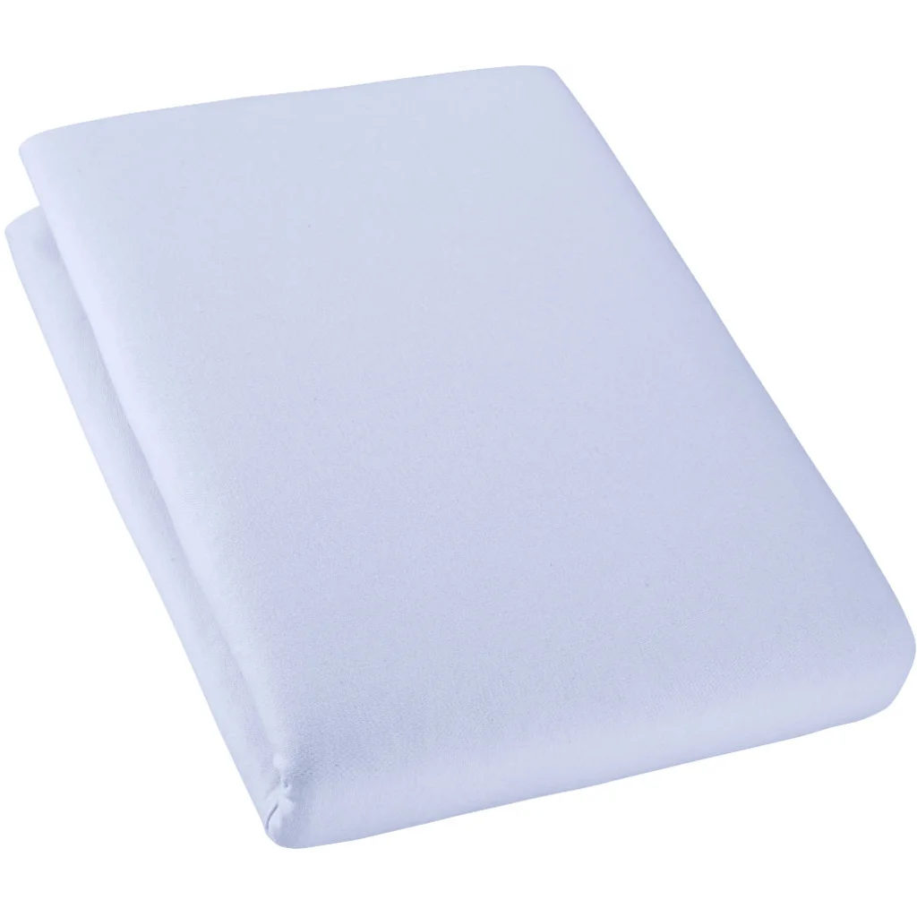 Bio Single-Jersey Spannbettlaken für Kinder-Matratzen in Vergissmeinnicht Blau von Cotonea Größe 60x120 cm